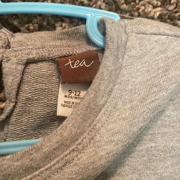 “Tea” dress, gray and multicoloured, size 9-12 months - Picture 2 of 3